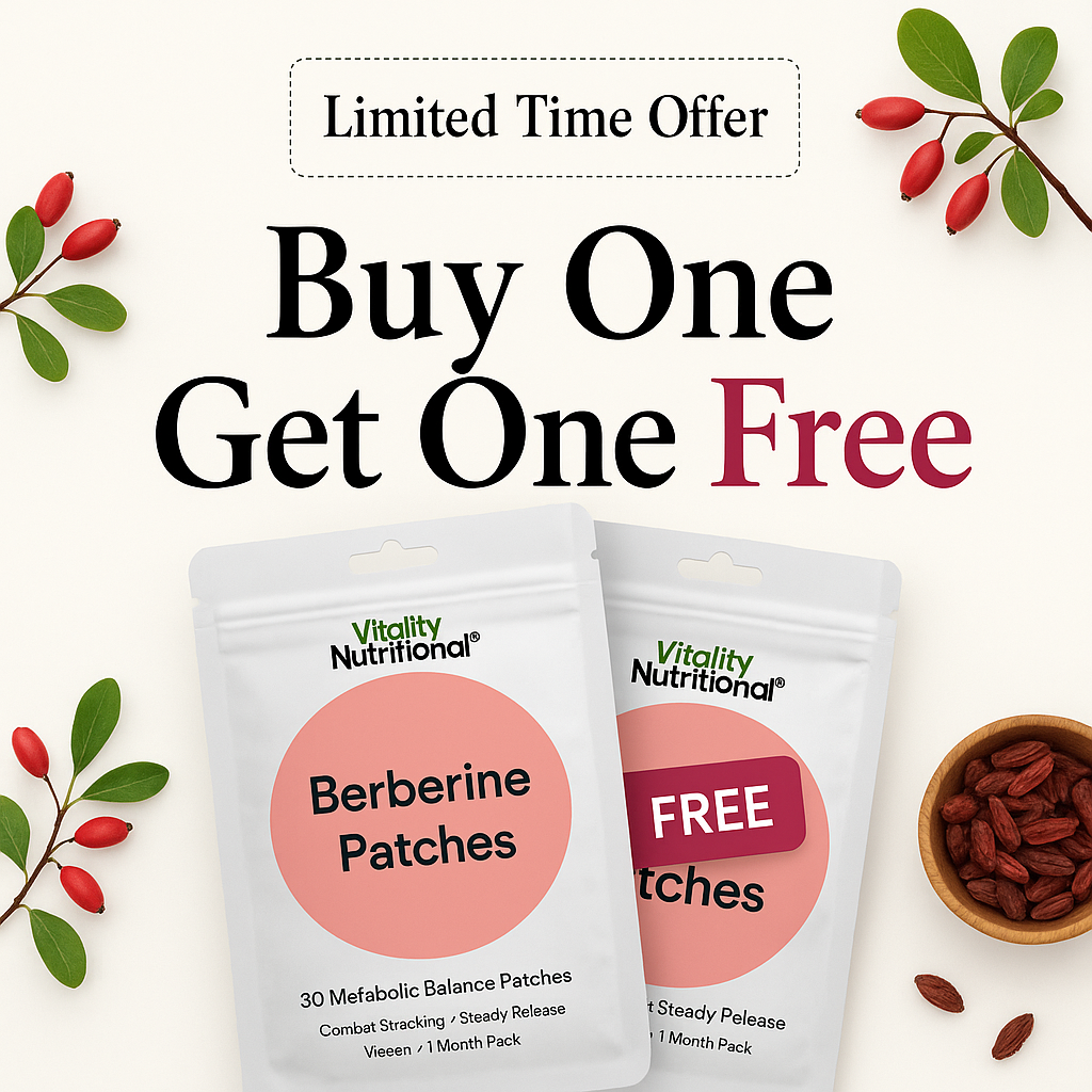 Premium Transdermal Berberine Patches: Natural Blood Sugar & Metabolism Support